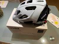 Nowy Kask rowerowy ,UVEX Quatro CC MIPS.dodatkowo lampka w kasku