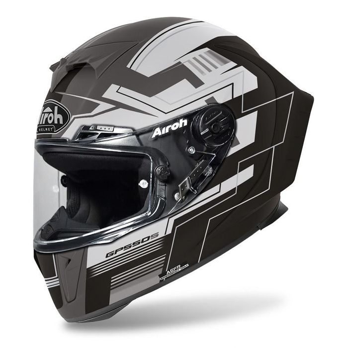 capacete gp550s challenge preto matt airoh