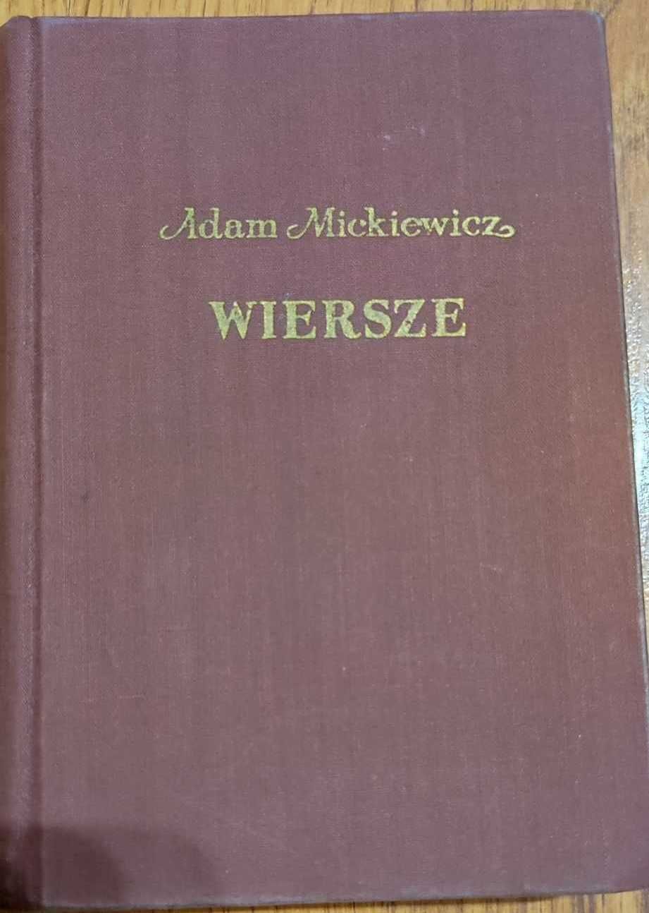 Wiersze Adam Mickiewicz 1955 wydanie kieszonkowe