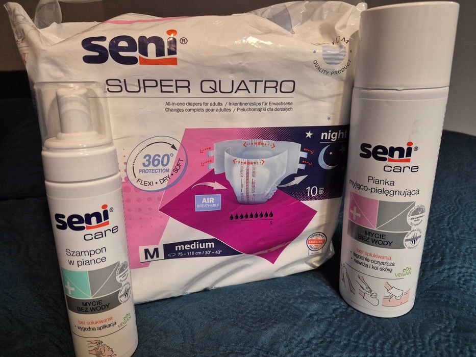 Pieluchomajtki plus szampon
