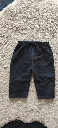 Spodnie jeansowe Bon Bebe 6-9 miesięcy