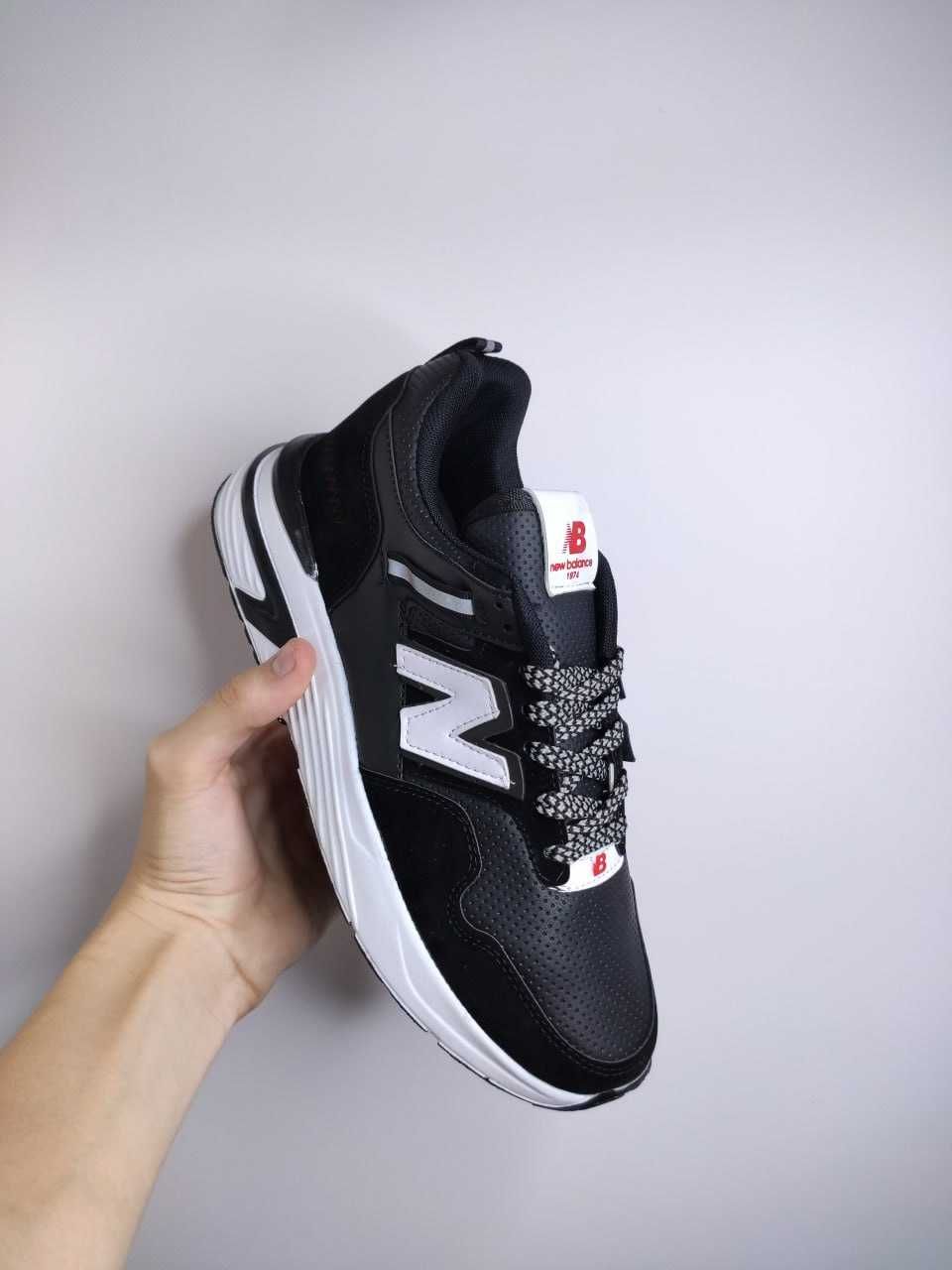 Мужские кроссовки New Balance 1974 Black-White. Размер 40-42.