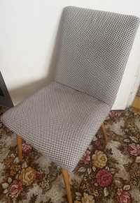 Krzesło PRL patyczak tapicerowane do renowacji 6 sztuk