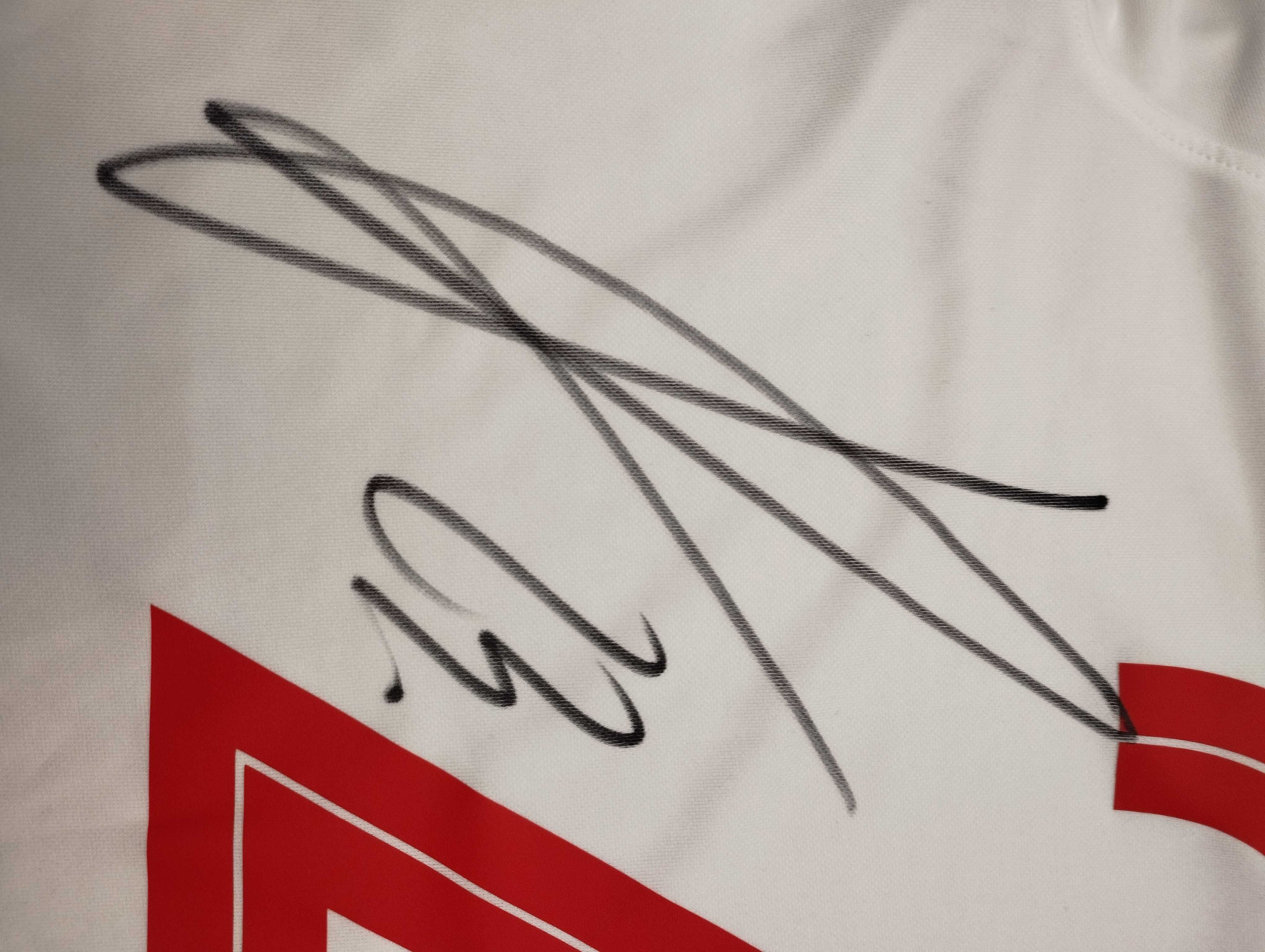 Koszulka reprezentacji Polski z autografem Krzysztofa Piątka