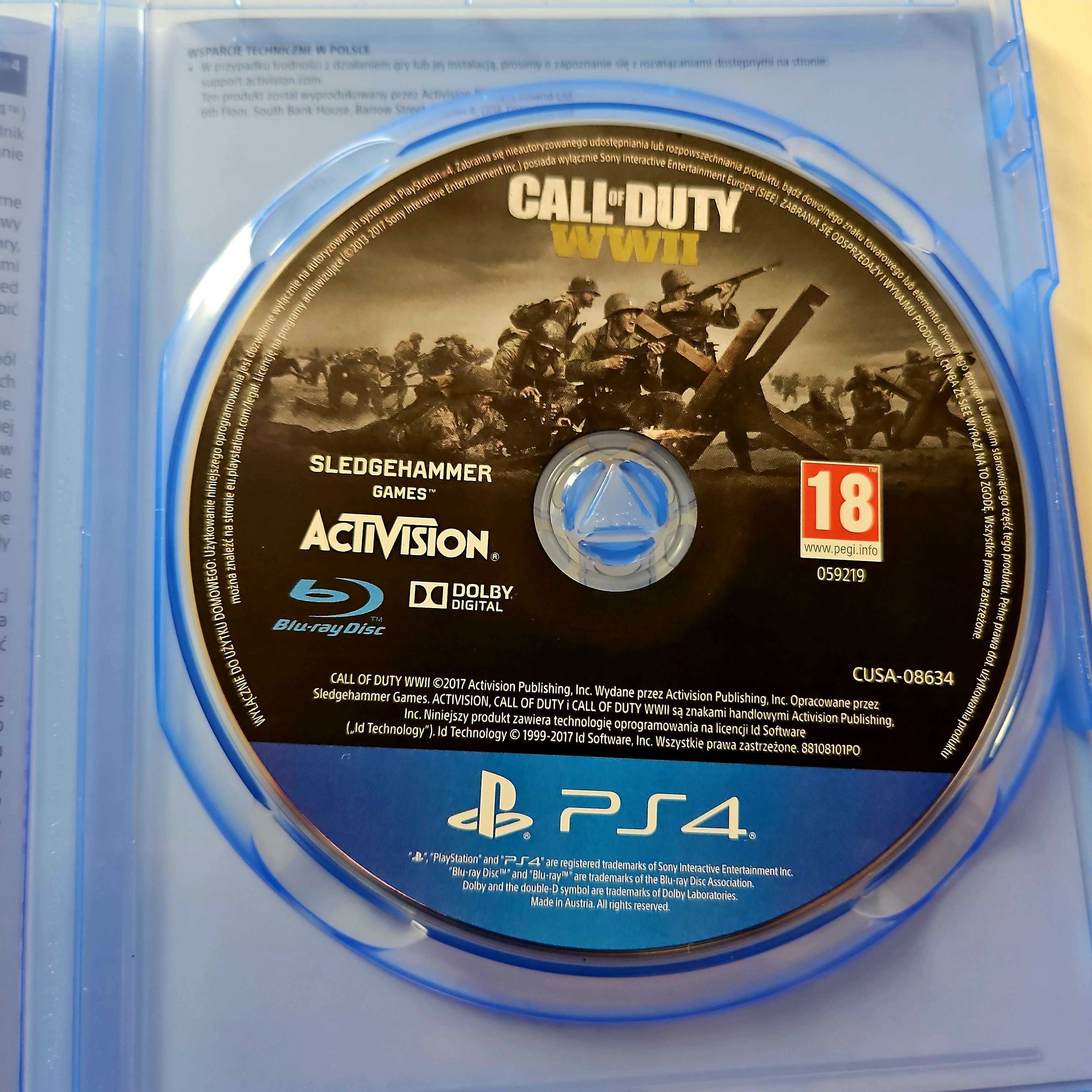 Call of duty WWII Pl - PS4 + PS5 / WW2