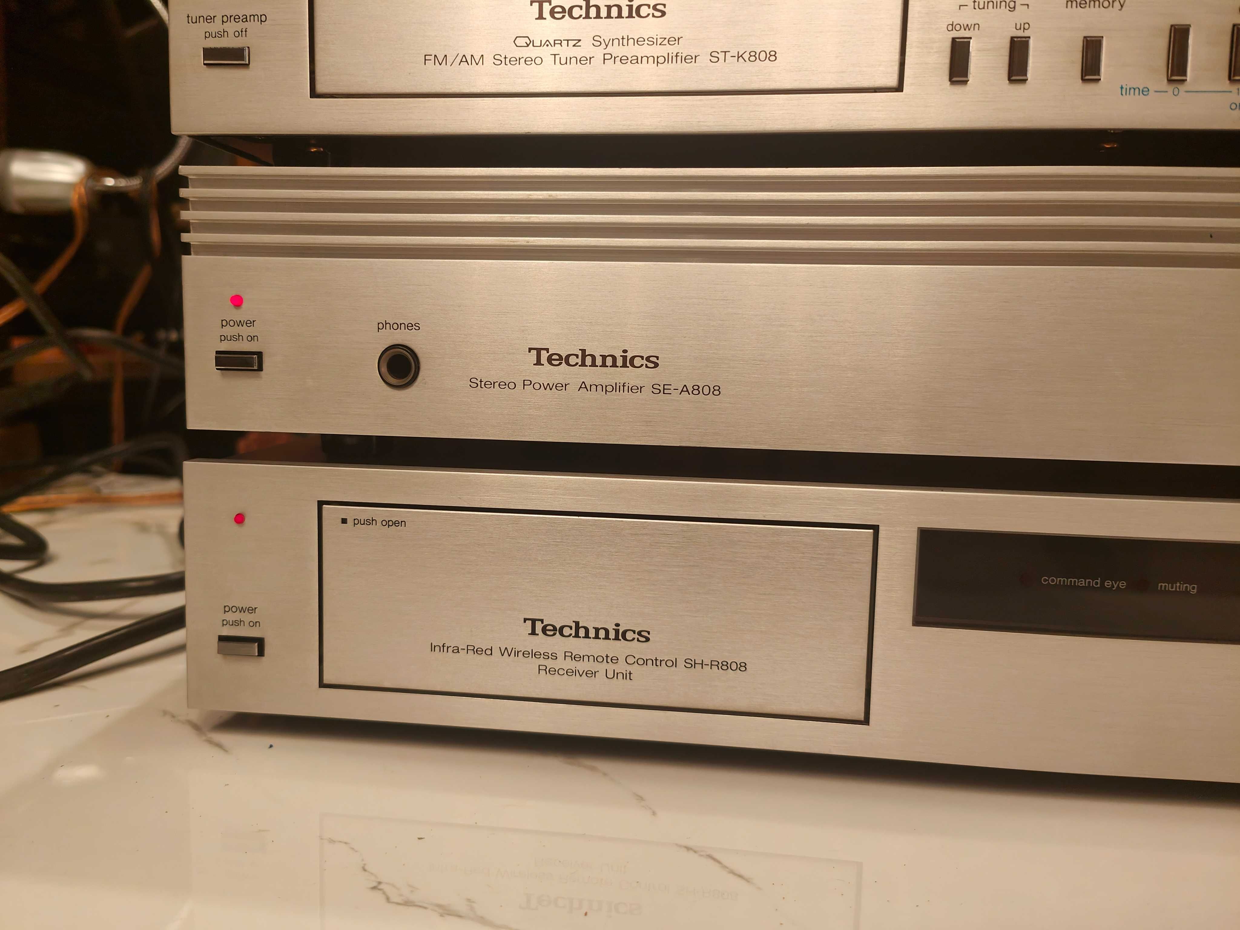 WIEŻA TECHNICS 808 ! Pilot , Preamp Tuner Końcówka ! TOP