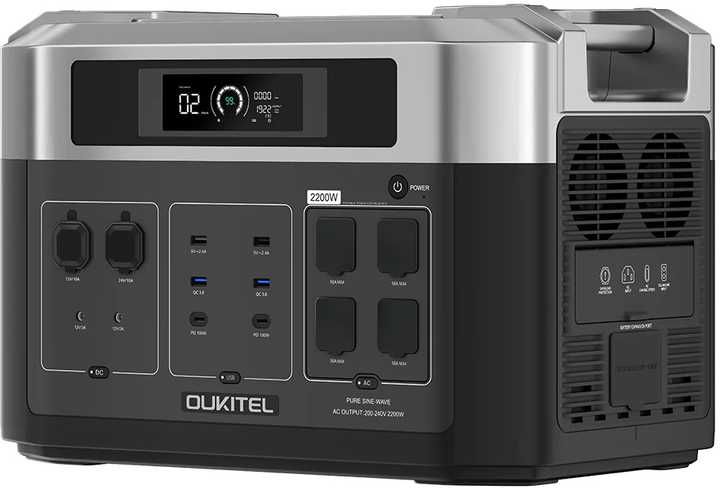 Зарядная станция Oukitel BP2000E / 2200 Вт / 2048 Вт⋅ч / LiFePO4
