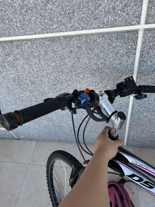 Bicicleta Preta - Rosa