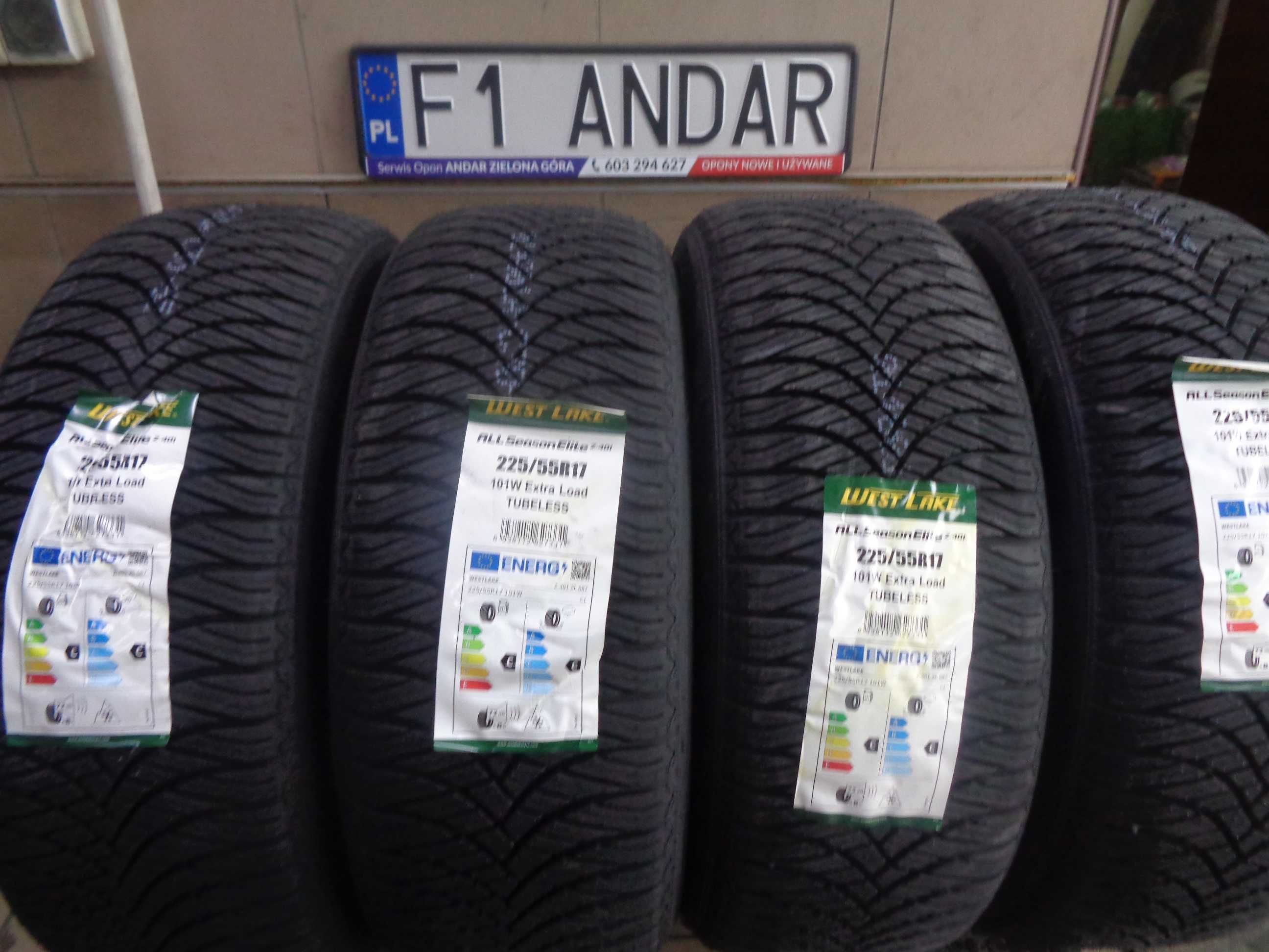 Nowe 225/55R17 WEST LAKE Z-401 All Season , XL ,Opony Całoroczne ANDAR
