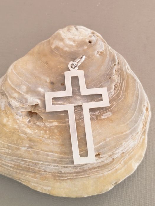 Medalha cruz em prata 925