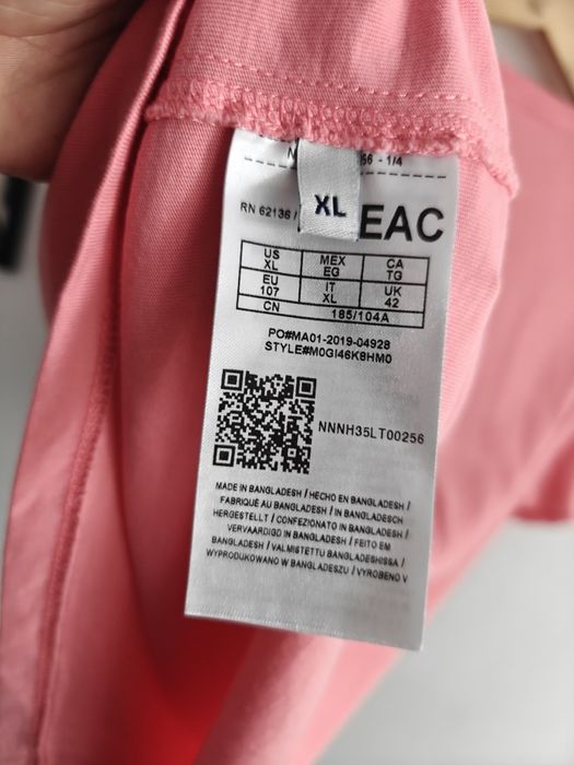 Guess t-shirt koszulka sportowa krótki rękaw męska XL