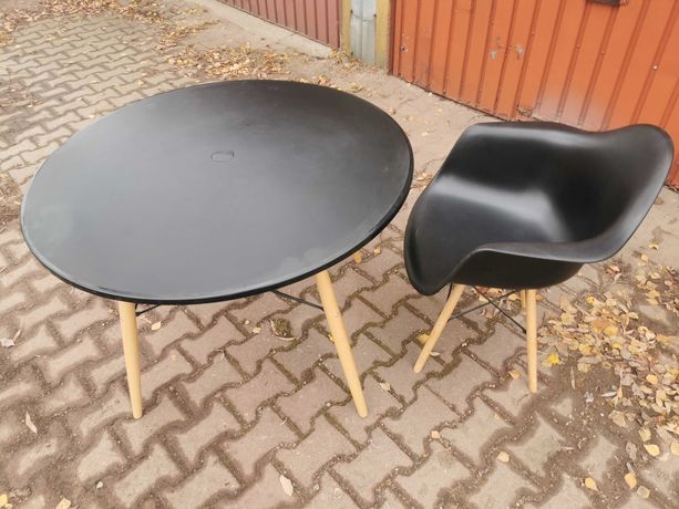 Zestaw stolik krzesło 5x w stylu LOFT