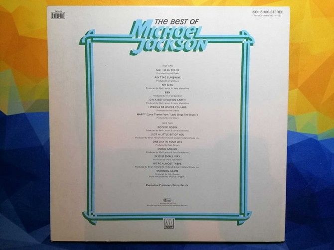 The Best Of Michael Jackson Commercial LP Album (1975) (Germany)