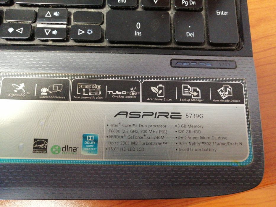 Laptop Acer Aspire 5739G