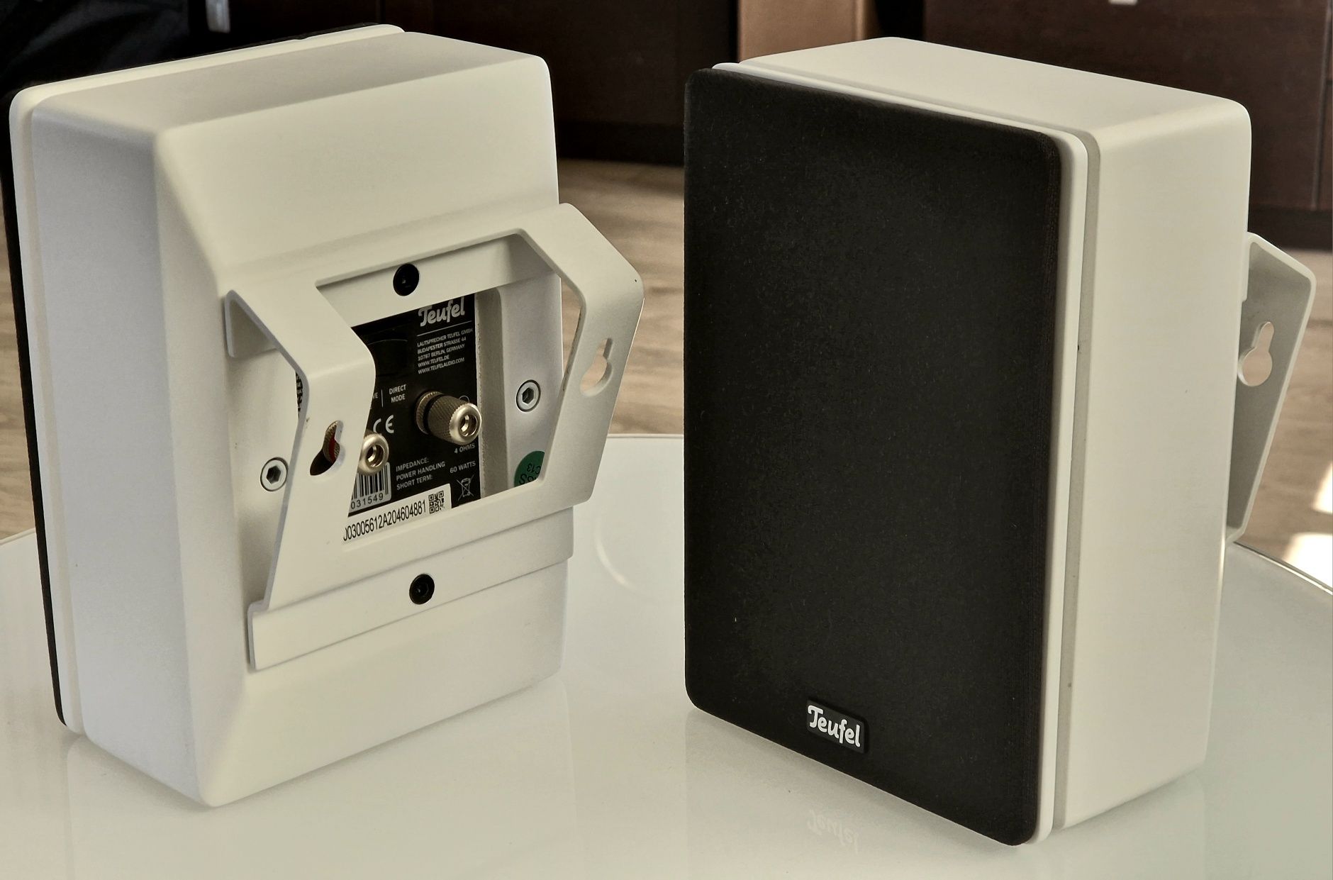 Głośniki Teufel REFLEKT dla kina domowego z Dolby Atmos, białe