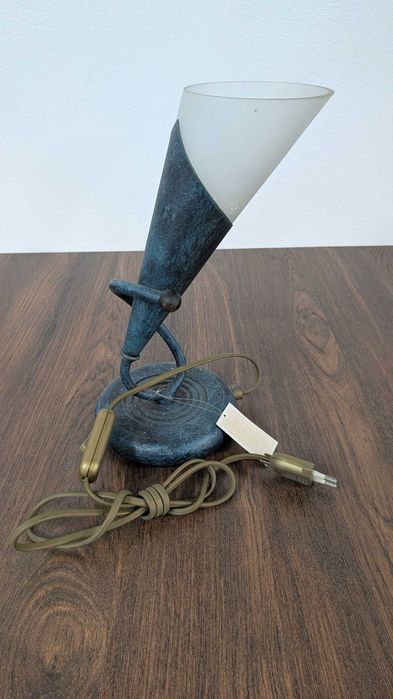 CANDEEIRO AZUL METALICO