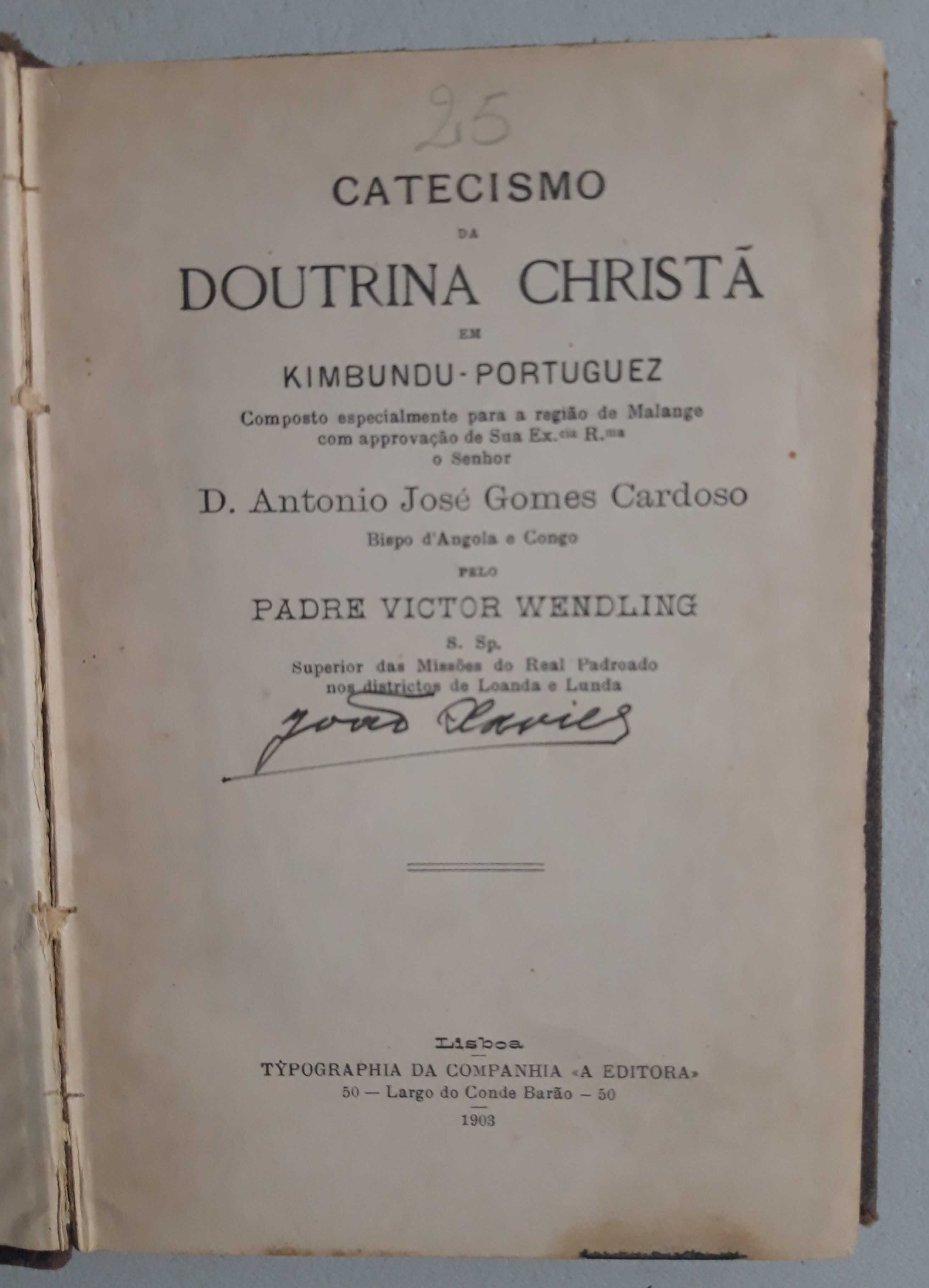 Livro PA-2 - Padre Victor Wendling - Catecismo da Doutrina Christã