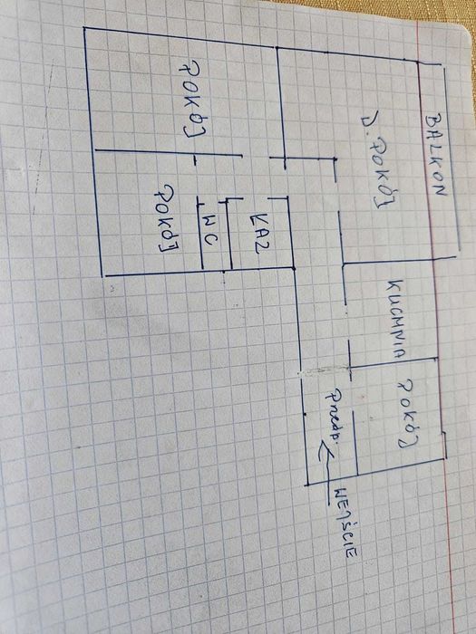 Mieszkanie na wynajem 4 pokoje 69 m ul. Jagiellońska