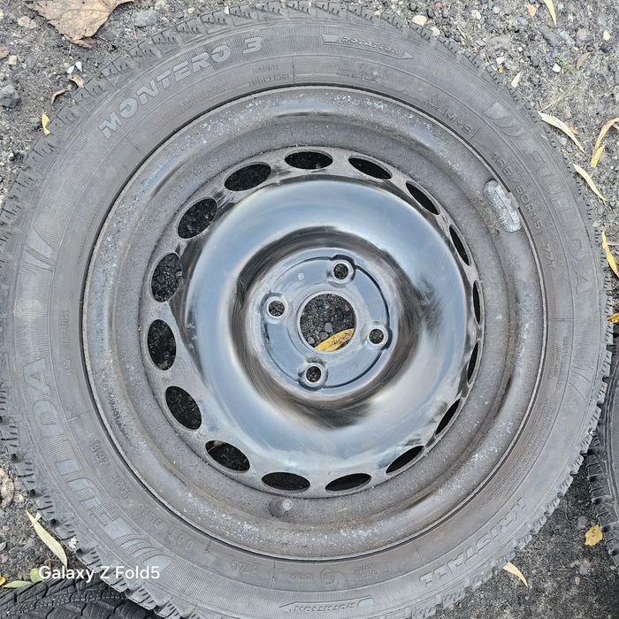 Koła zimowe 165/60/15 Toyota Aygo Citroen C1 Peugeot 107 4x100 7mm-6mm