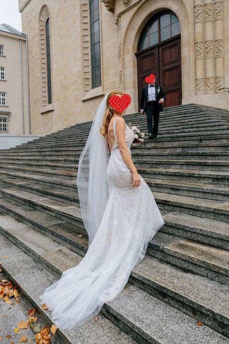 Suknia ślubna, rozmiar S-M