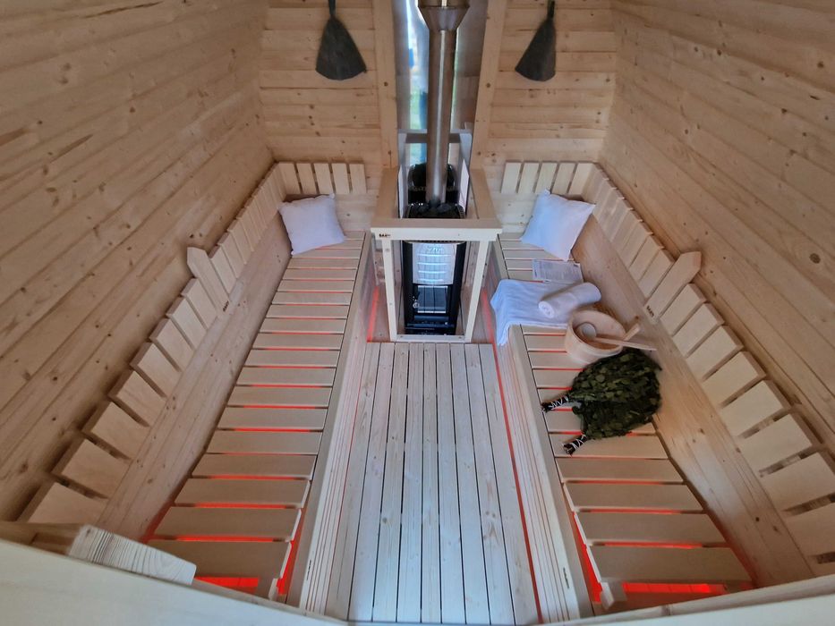 Sauna do ogrodu orgrodowa HARVIA piec na drewno SAuN