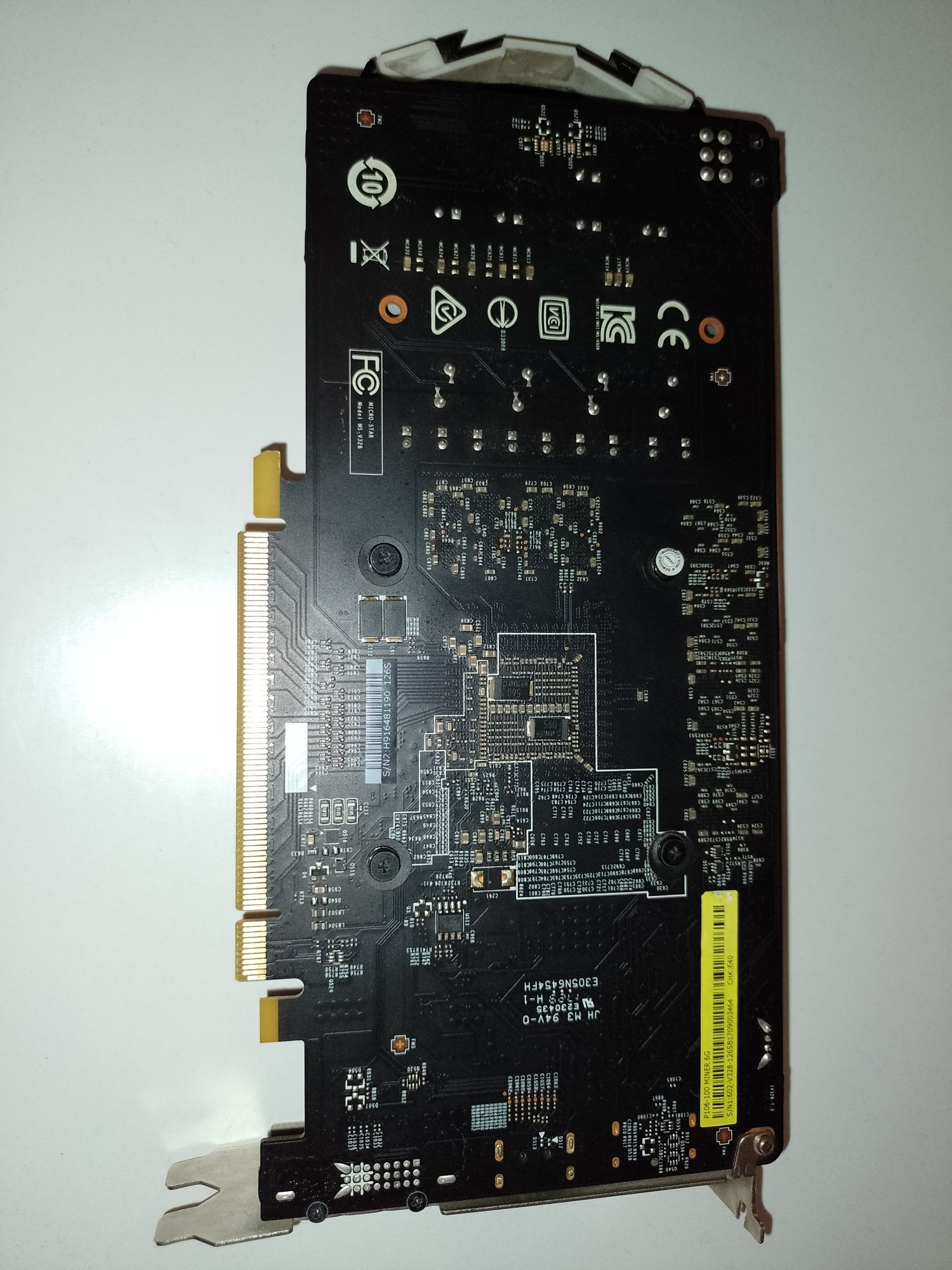 MSI P106-100 6gb samsung відеокарта для майнінга