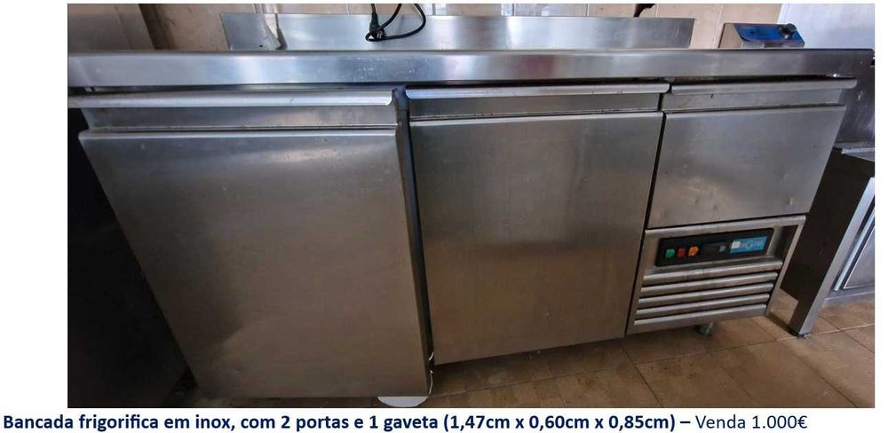 Recheio mobiliário de café/churrasqueira em inox