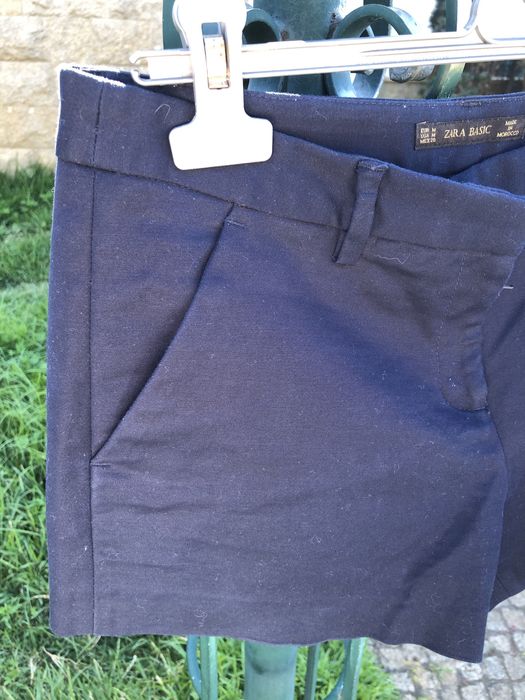 Calcoes classicos azul marinho Zara