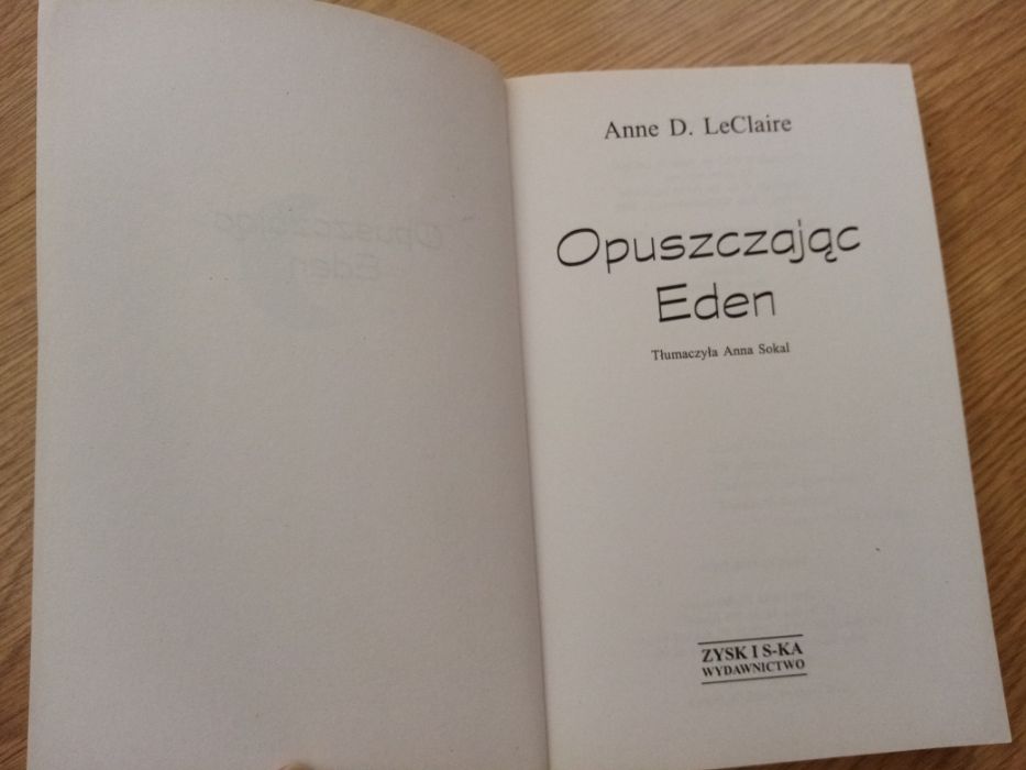 Opuszczając eden - Anne D. LeClaire