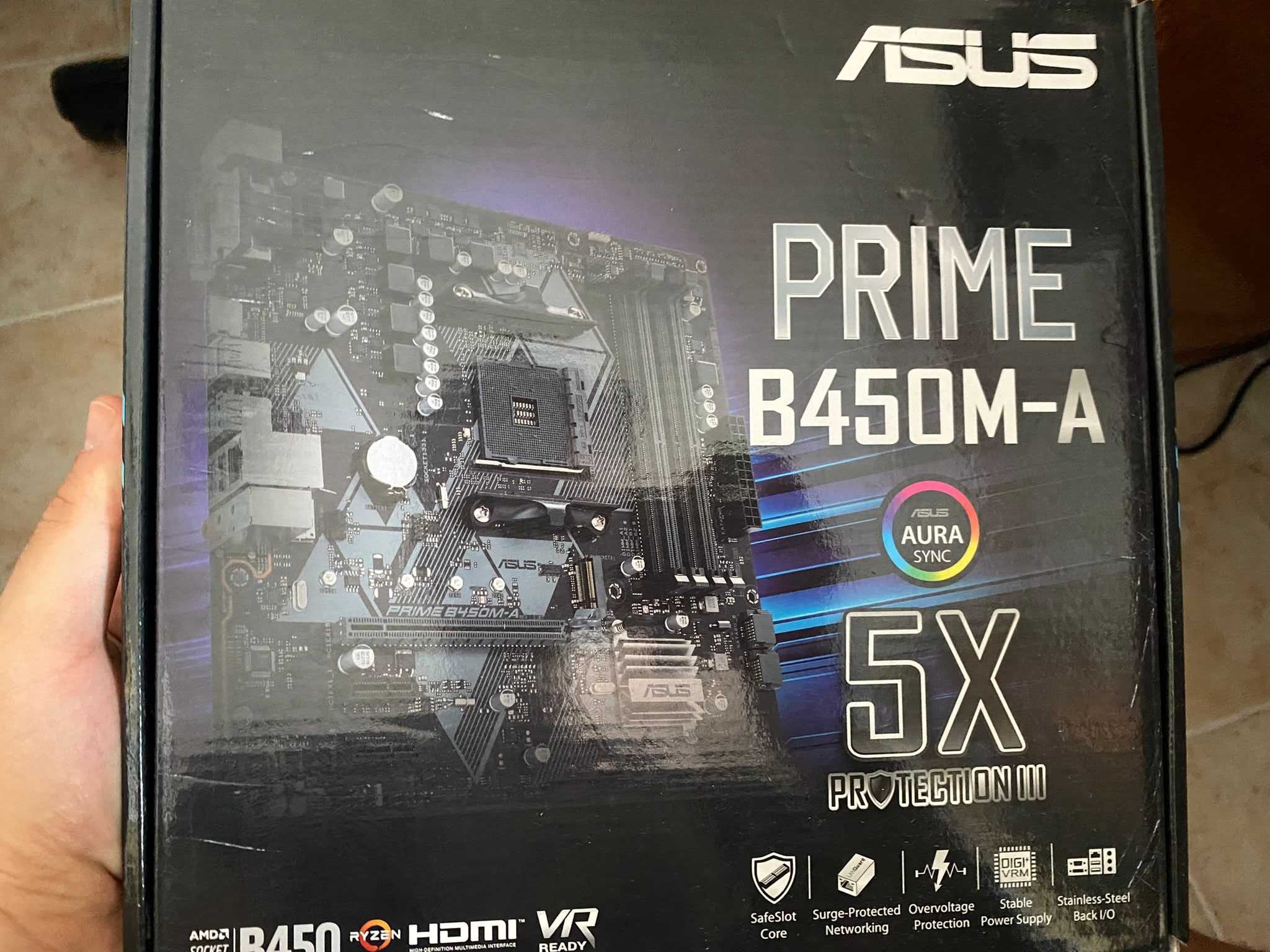 Combo Ryzen 5 5600x - 4x8 GB DDR 4 2400 MHz - Asus B450 M-A