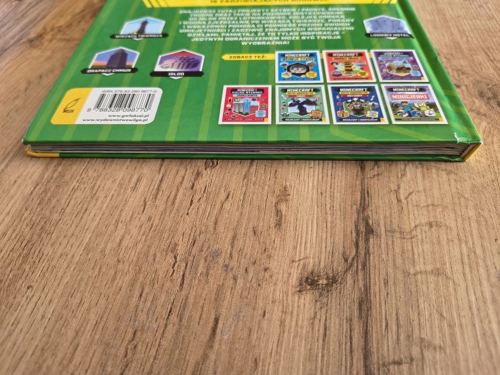 Książka Minecraft Narzędzia Mistrza Budownictwa