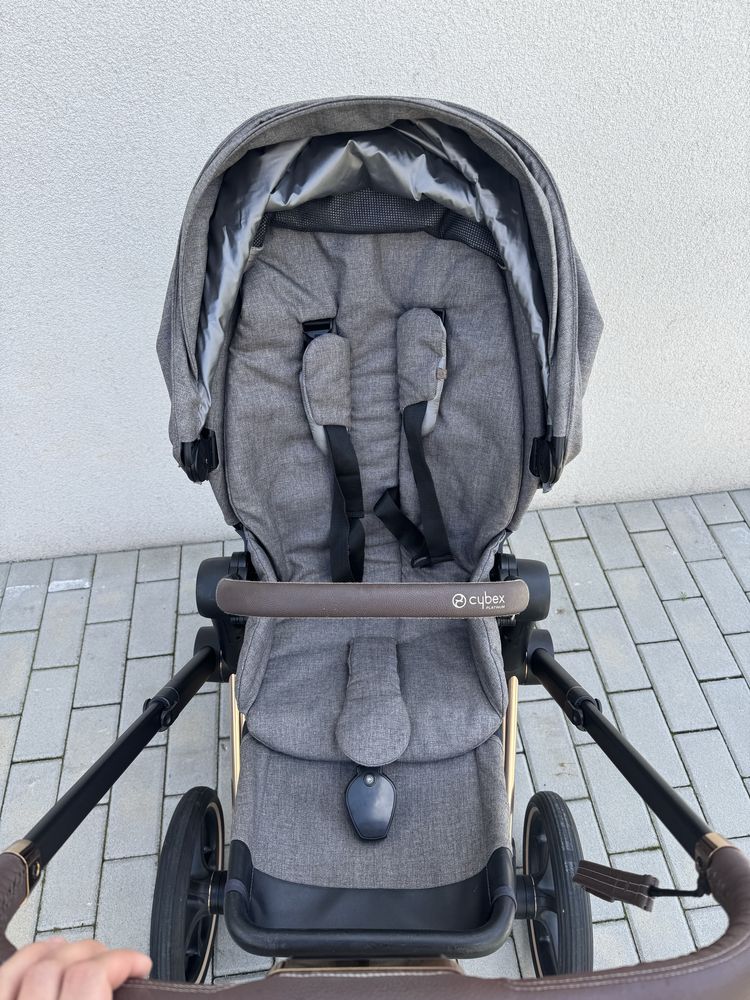 Cybex Priam 2.0 2w1 Manhattan Grey / Rose Gold