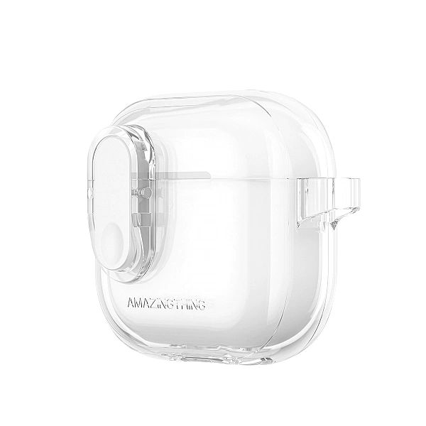 Etui AMAZINGTHING Minimal Case do AirPods 4 - przezroczyste