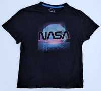 NASA czarna koszulka T-shirt
