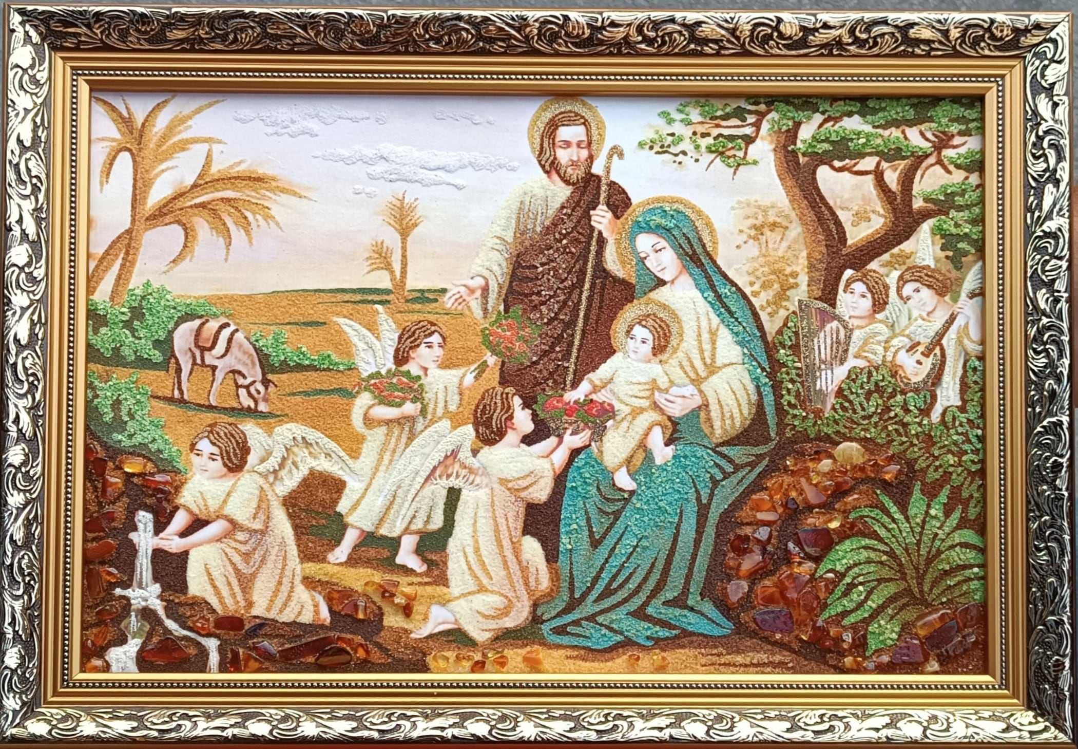 Ікони / картини з бурштину
