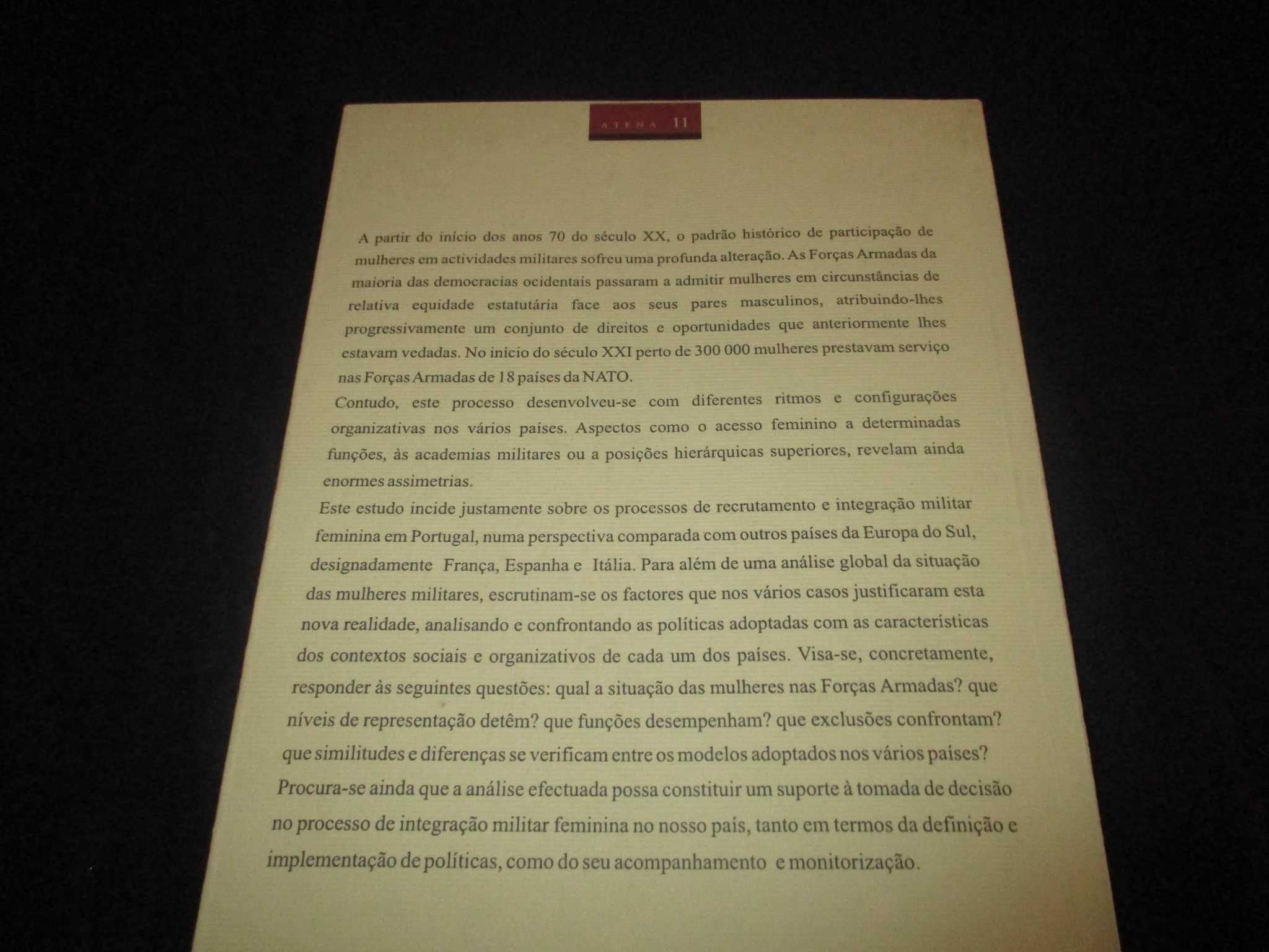 Livro Mulheres em Armas Participação militar feminina na Europa do Sul