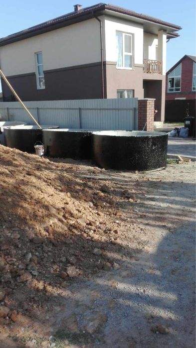 Канализация для дома|Выгребная яма|Септик|Земляные работы!