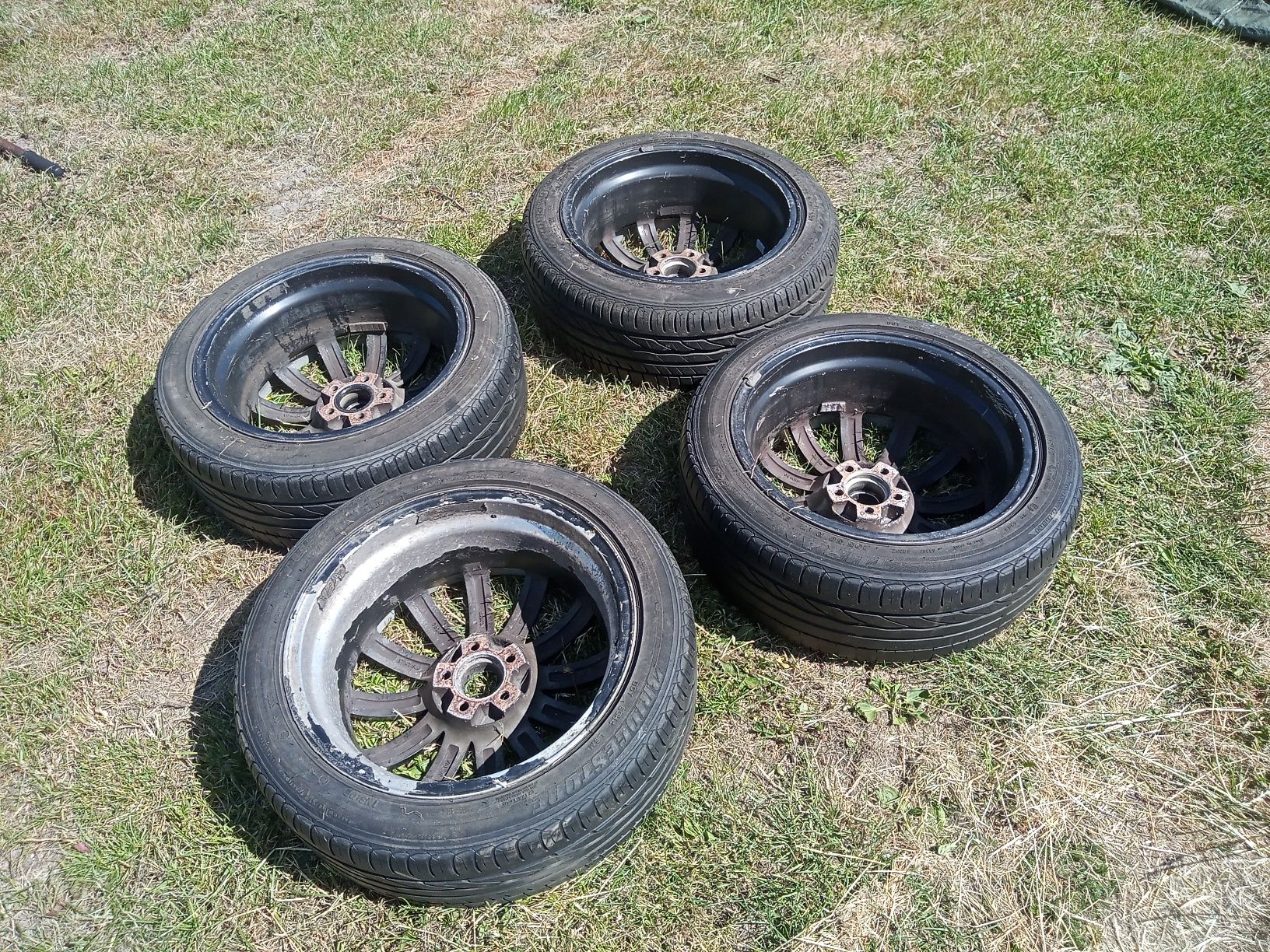 Koła alufelgi 17" 205/50 R17 ET38 5x100 + dystanse 15mm Leon Golf