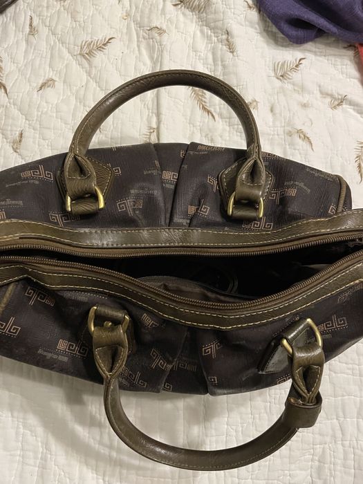 Mala castanha com motivos