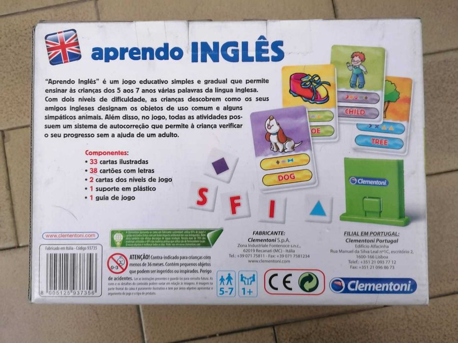 Jogo Clementoni - Aprendo inglÊs