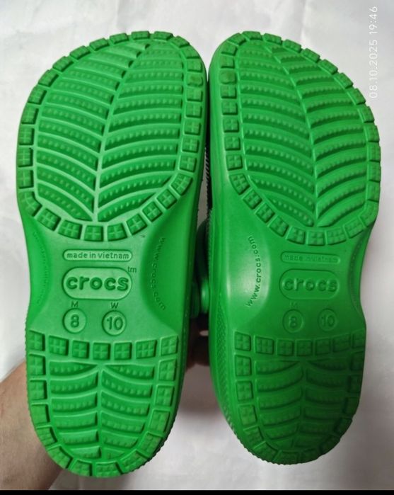 Тапки шльопанці Crocs m8/w10 40/41р