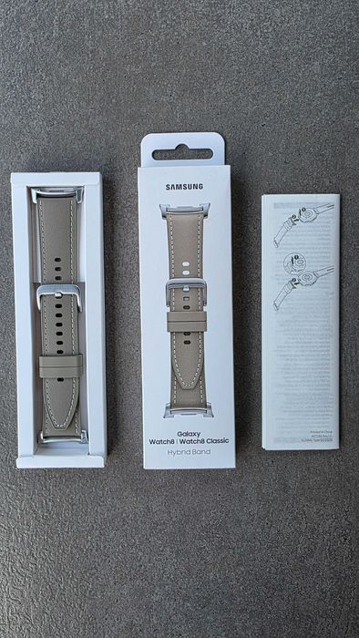 Pasek Hybrid Band (S/M/L) do Samsung Galaxy Watch8 Classic | Beżowy