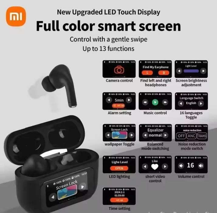 Xiaomi anc/enc ultima geraçao fones ouvido