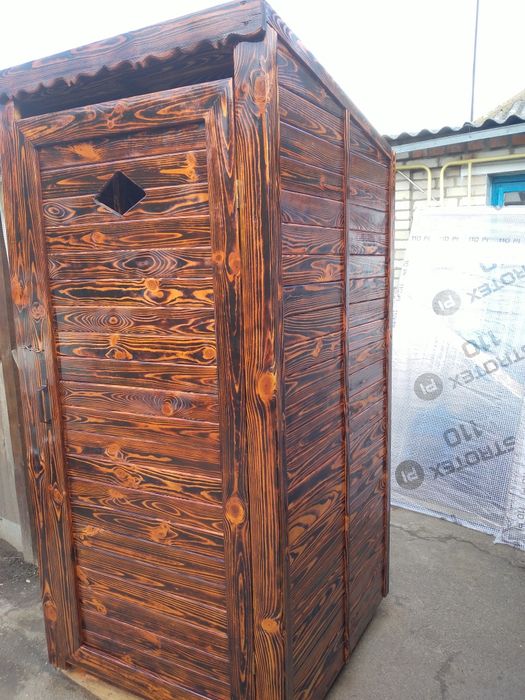 Туалет с вагонки.