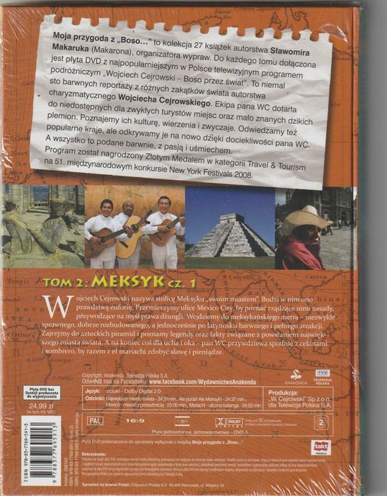 Moja przygoda z Boso tom 2 Meksyk część 1 DVD