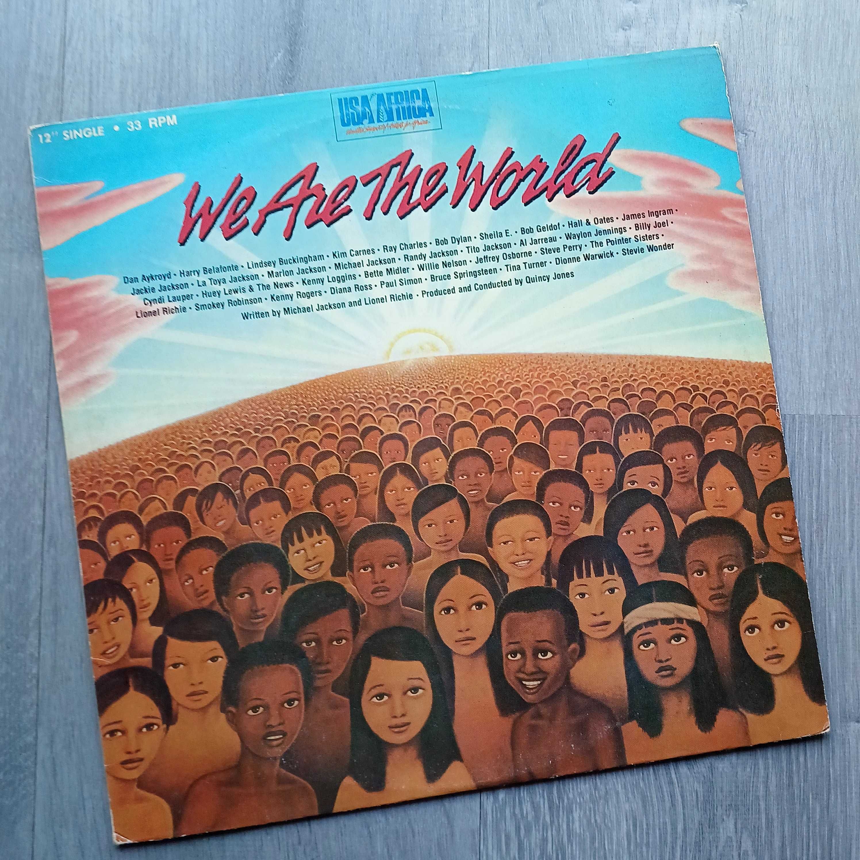 USA For Africa 12" Maxi-Single We Are the World - Portugal