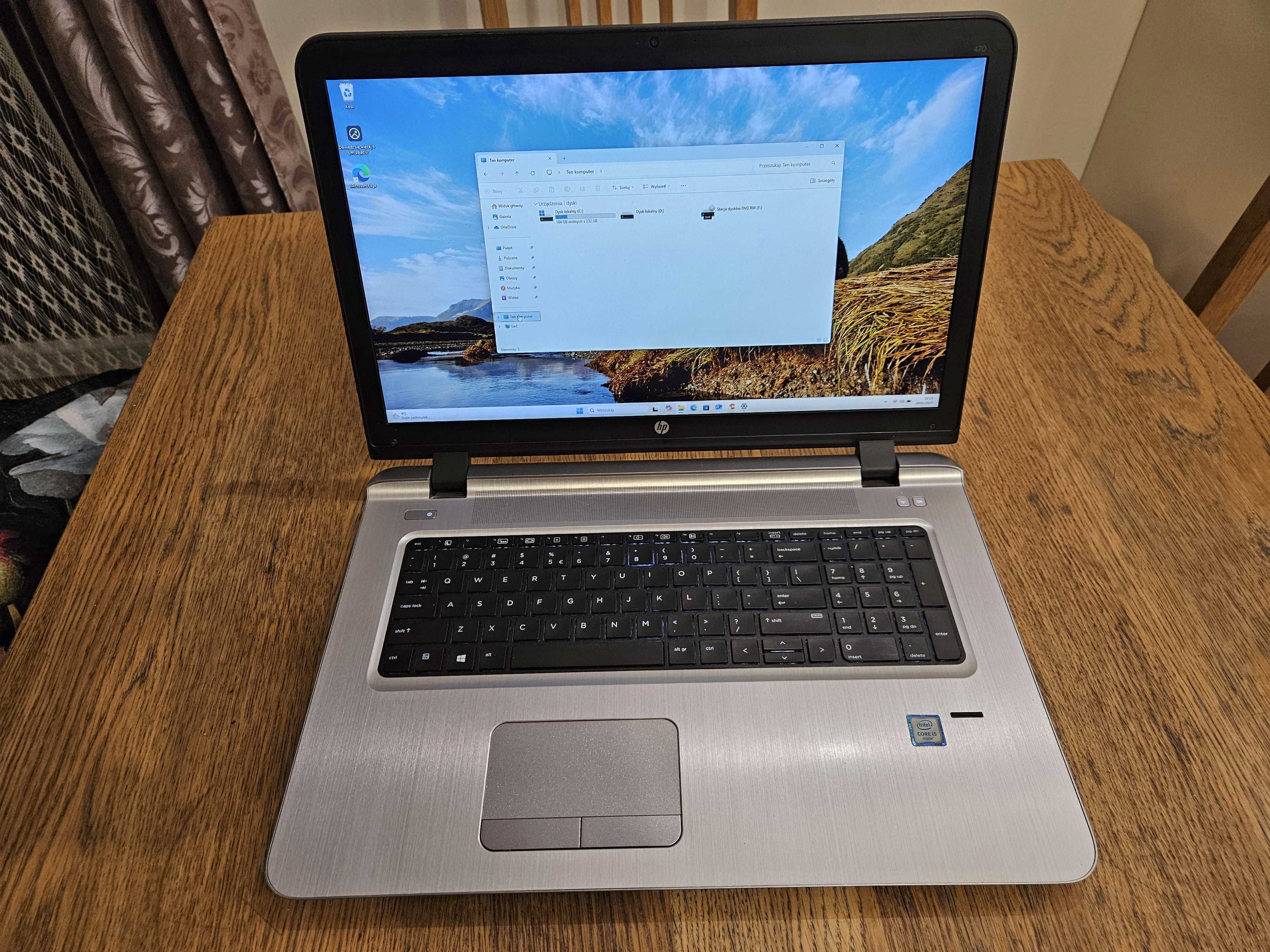 Notebook 17" HP Probook 470 G3