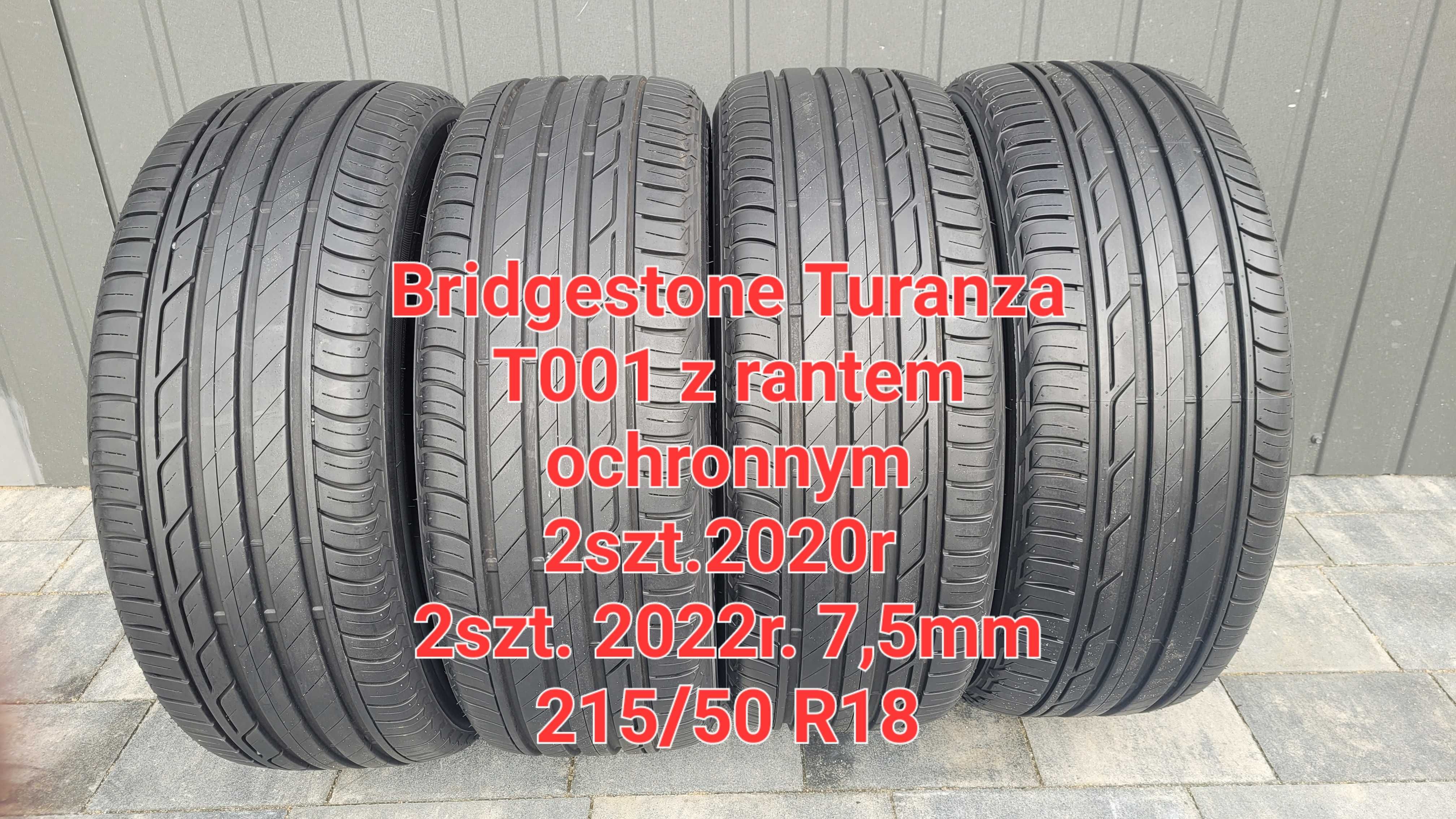 4szt. BRIDGESTONE Turanza T001 215/50 R18