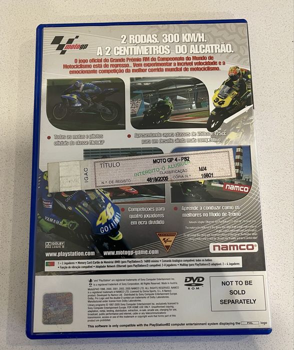 Jogo - Motogp 4 - PlayStation 2 - CIB