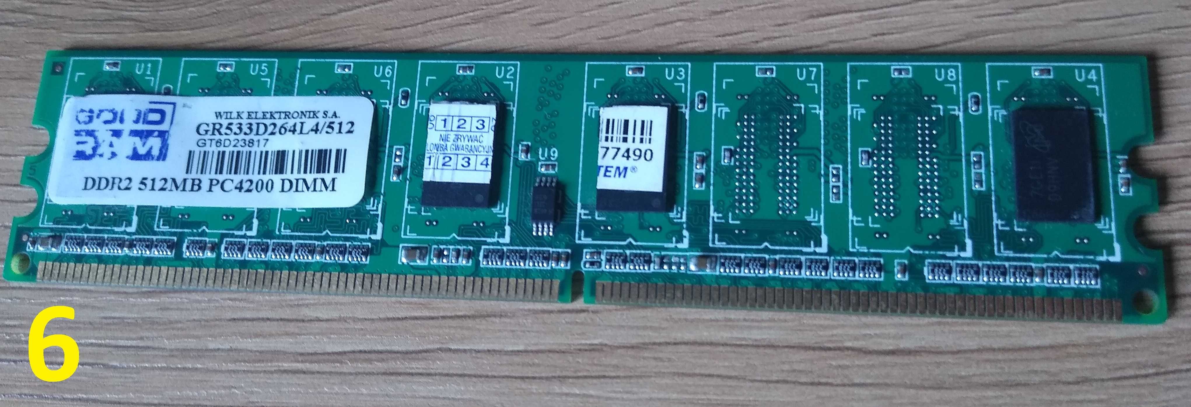 Pamięć RAM DDR2, DDR3, SDRAM – Kingston, Adata, GOODRAM, HP